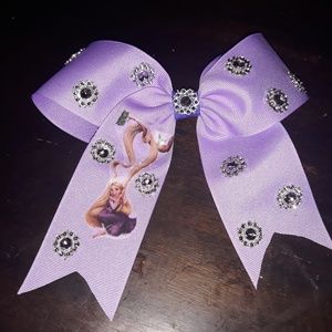 Handmade hair bow tangle inspired